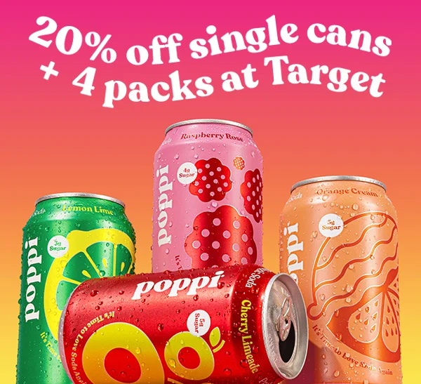 20% off single cans + 4 packs at Target