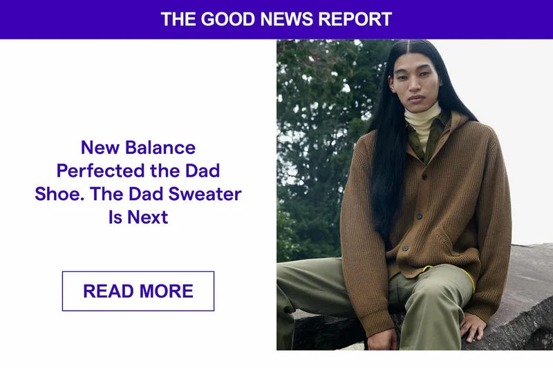 New Balance Perfected the Dad Shoe. The Dad Sweater Is Next
