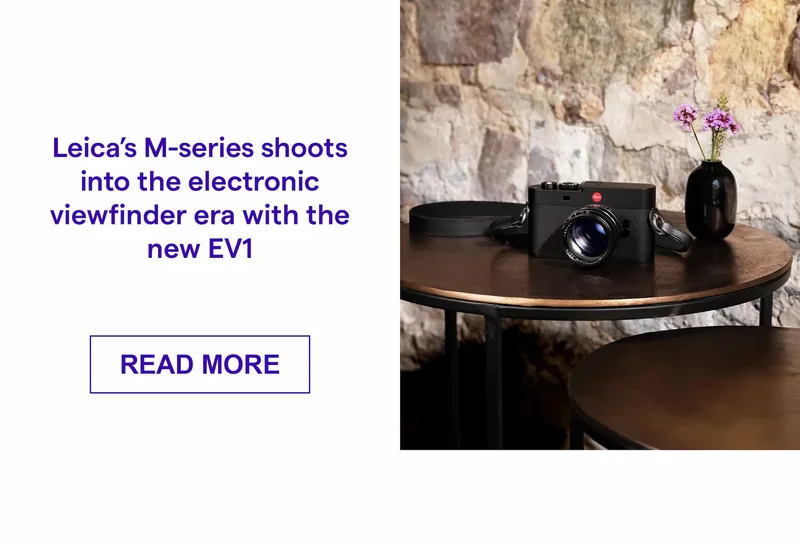 Leica launches itself into the electronic viewfinder era with the new Leica M EV1
