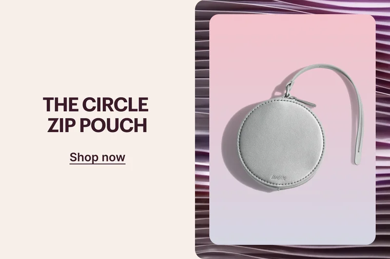 The Circle Zip Pouch