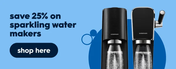up to 25%  off sparkling water makers