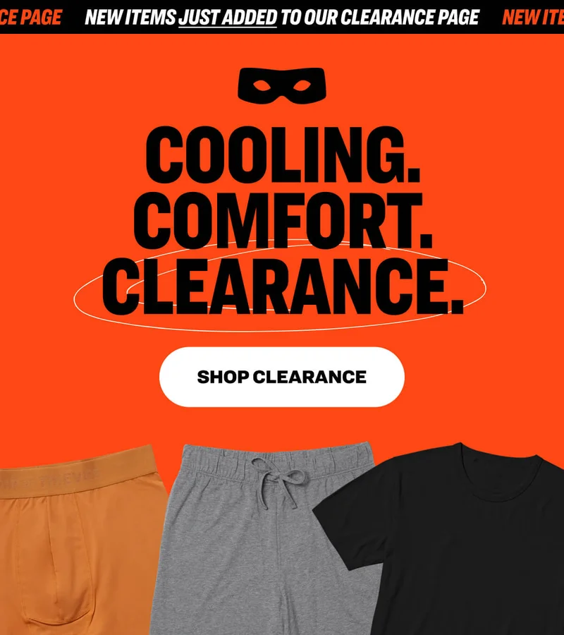 Cooling. Comfort. Clearance. Shop Clearance
