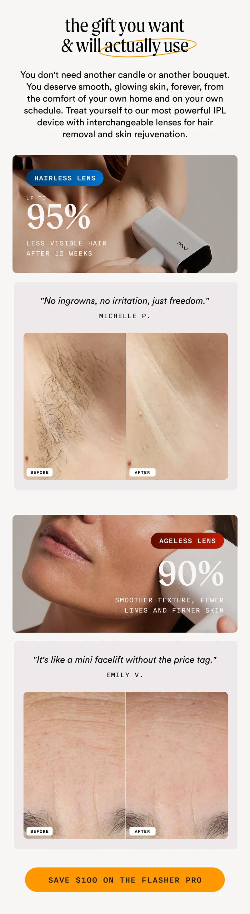 the gift you want & will actually use - SAVE $100 ON THE FLASHER PRO