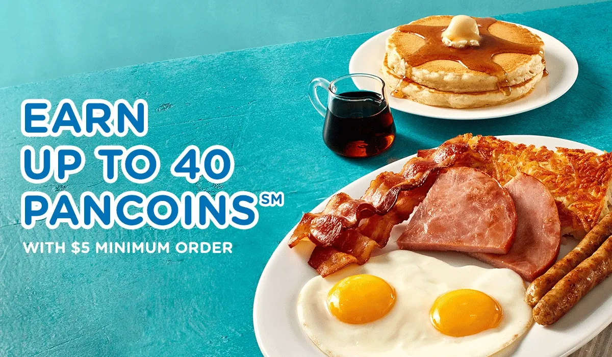 EARN UP TO 40 PANCOINS℠ with $5 minimum order