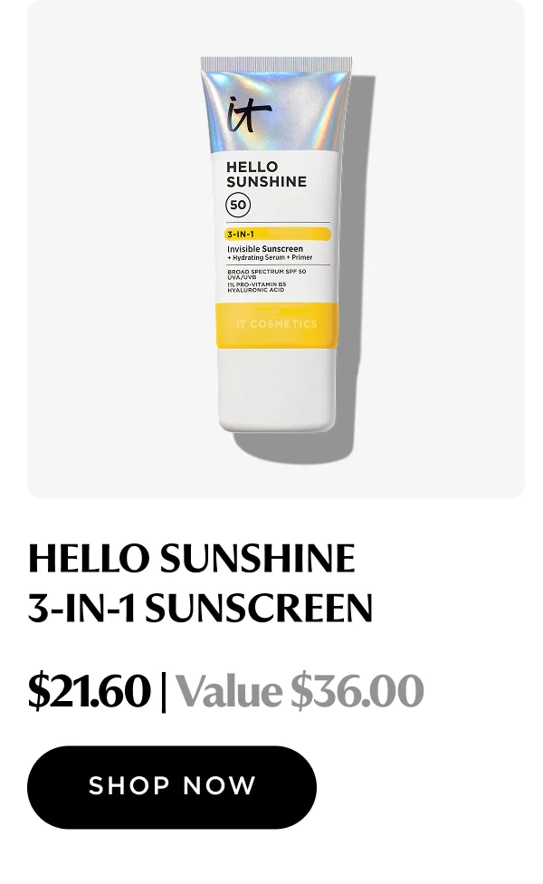 HELLO SUNSHINE 3-IN-1 SUNSCREEN