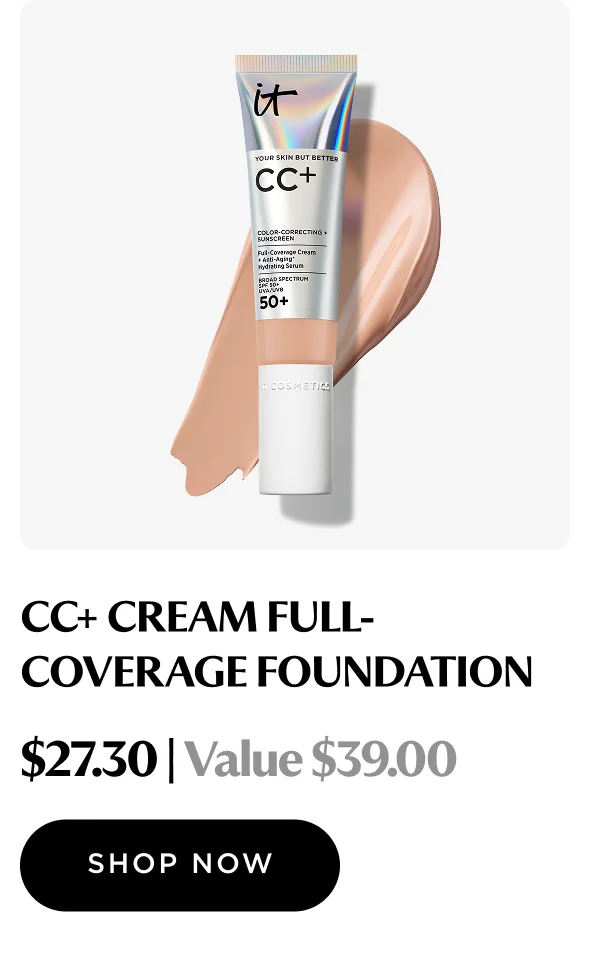 CC+ CREAM FULL-COVERAGE FOUNDATION