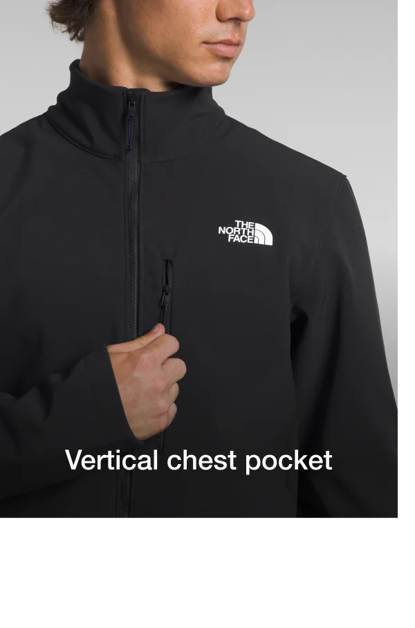 Vertical chest pocket
