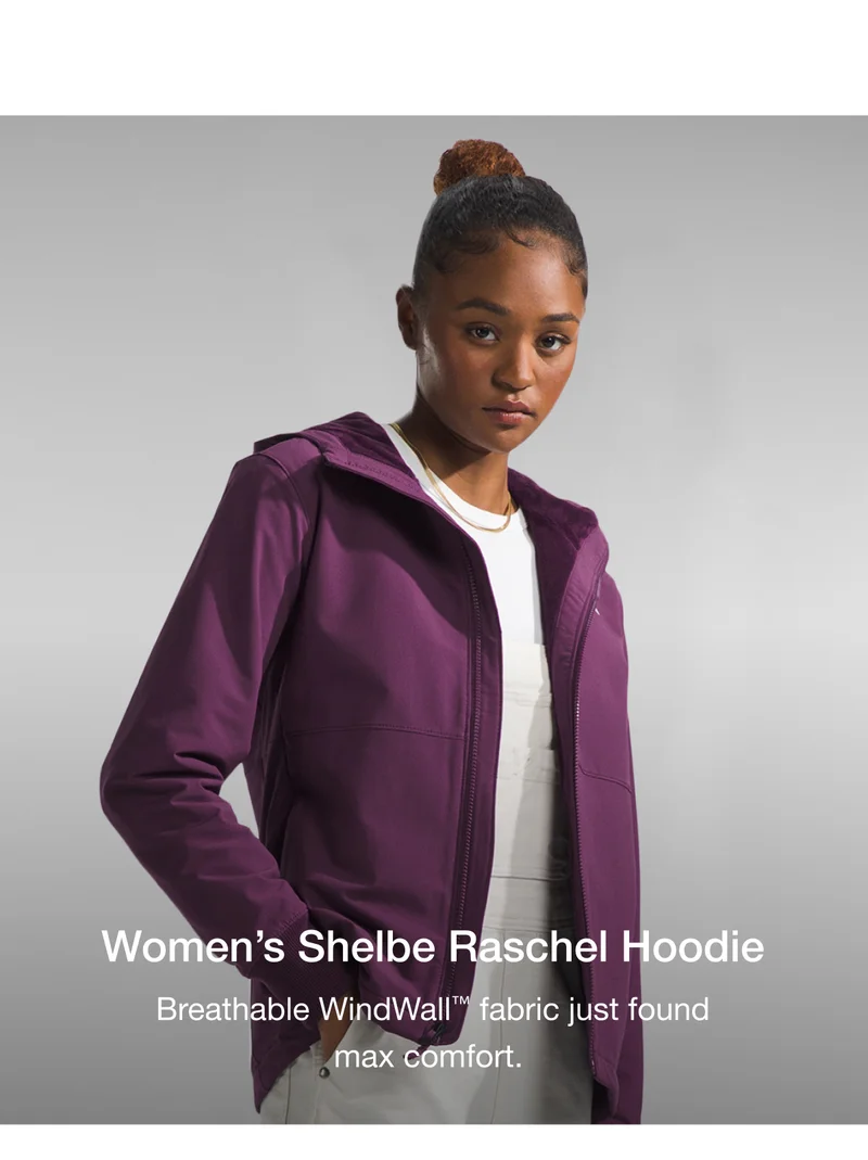 Women's Shelbe Raschel Hoodie Breathable WindWall™ fabric just found max comfort.