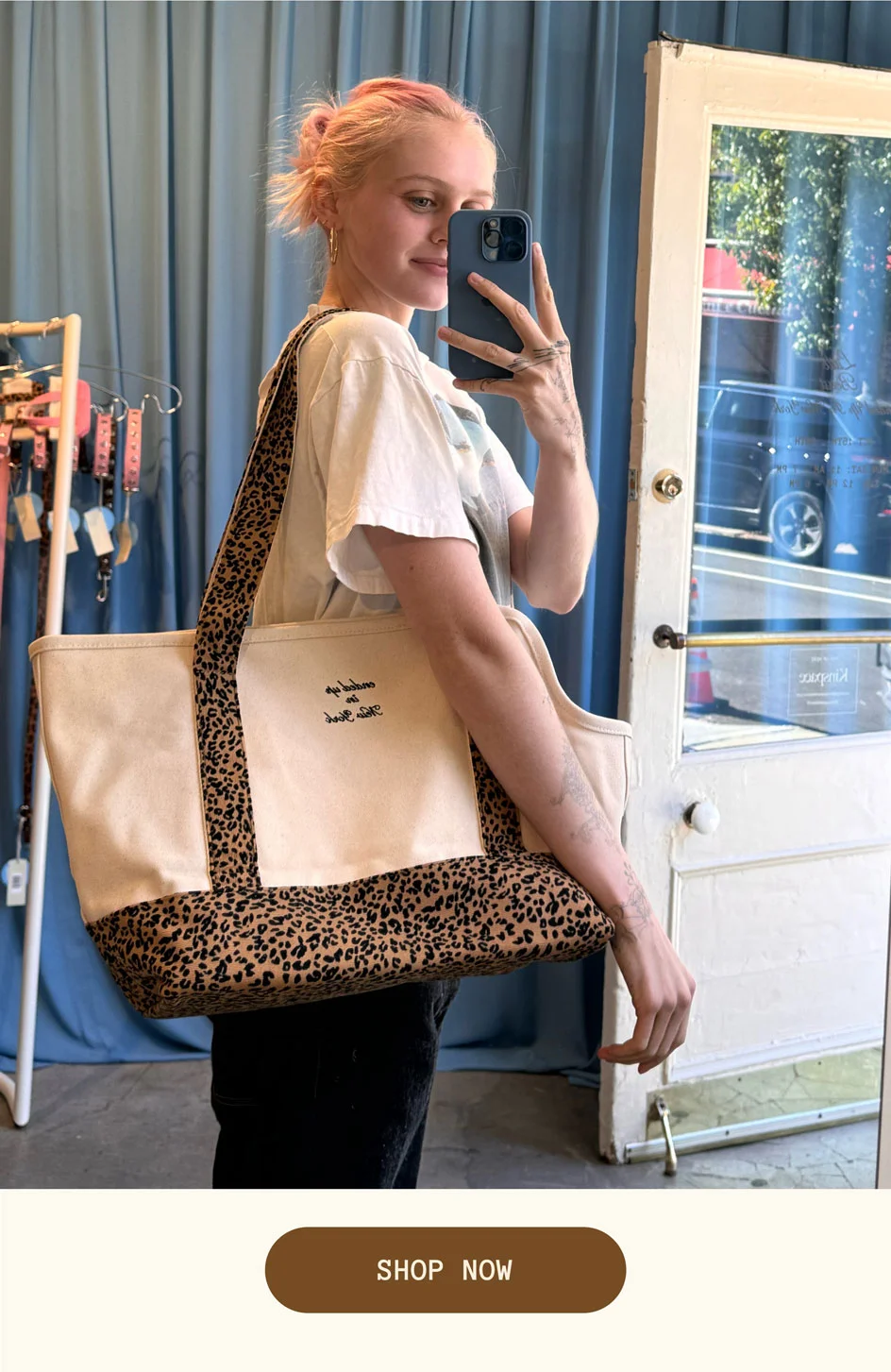 Ended Up in New York Canvas Tote