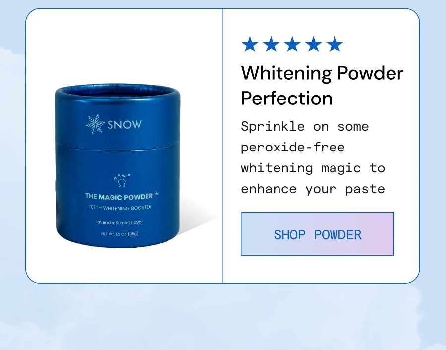 Whitening Powder Perfection!