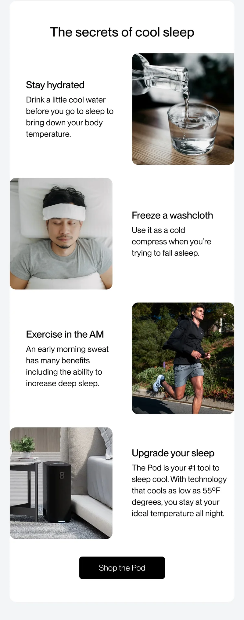 The secrets of cool sleep