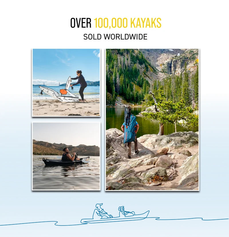 OVER 100,000 KAYAKS SOLD WORLDWIDE OVER 100,000 KAYAKS SOLD WORLDWIDE