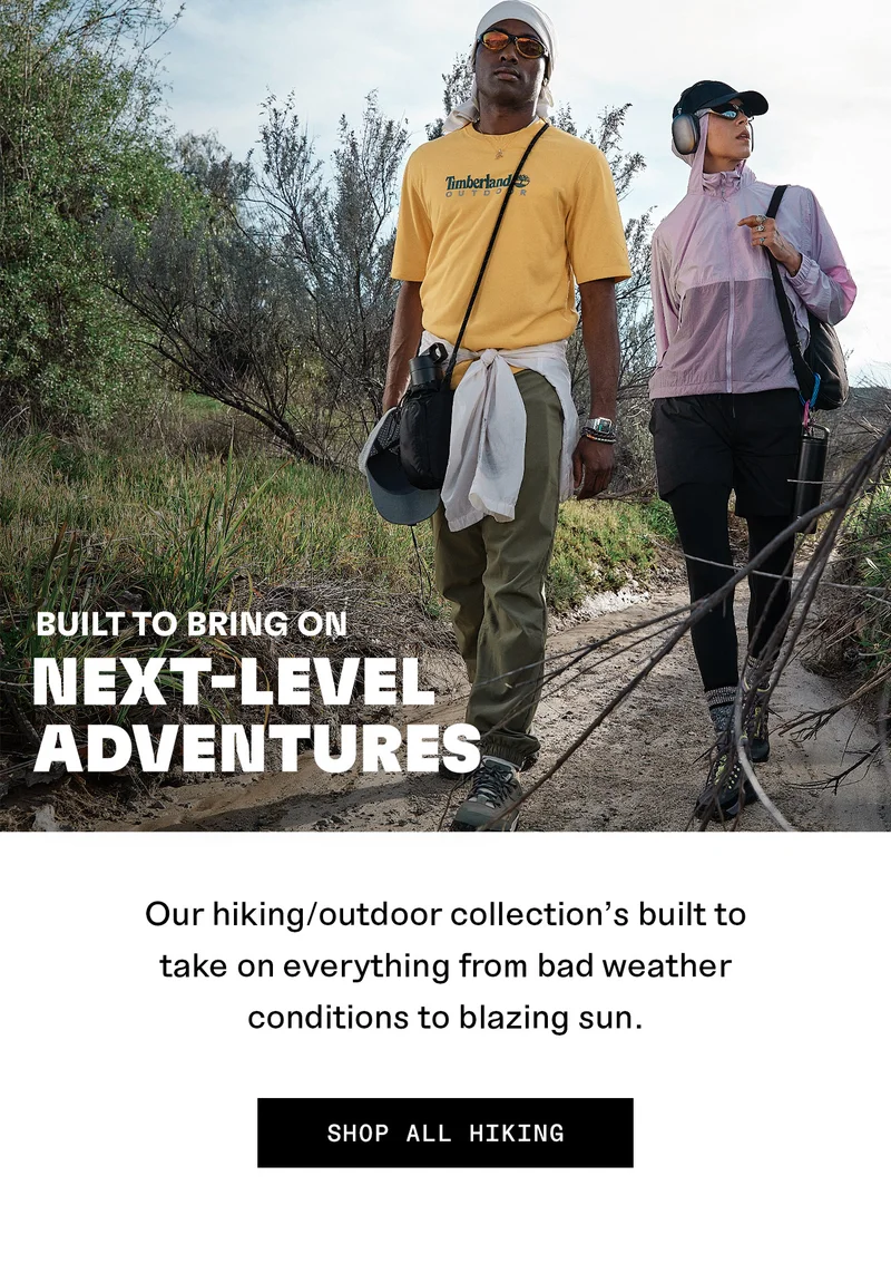 Traction. Comfort. Durability. A hiking collection built to push boundaries. Test your limits