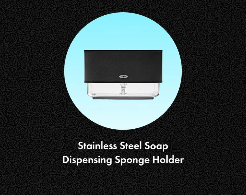 Stainless Steel Soap Dispensing Sponge Holder