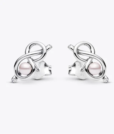 Infinity Knot Stud Earrings