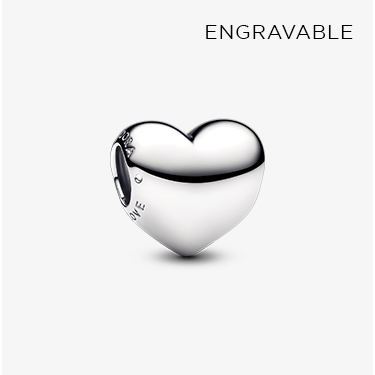 Be Love Engravable Heart Charm