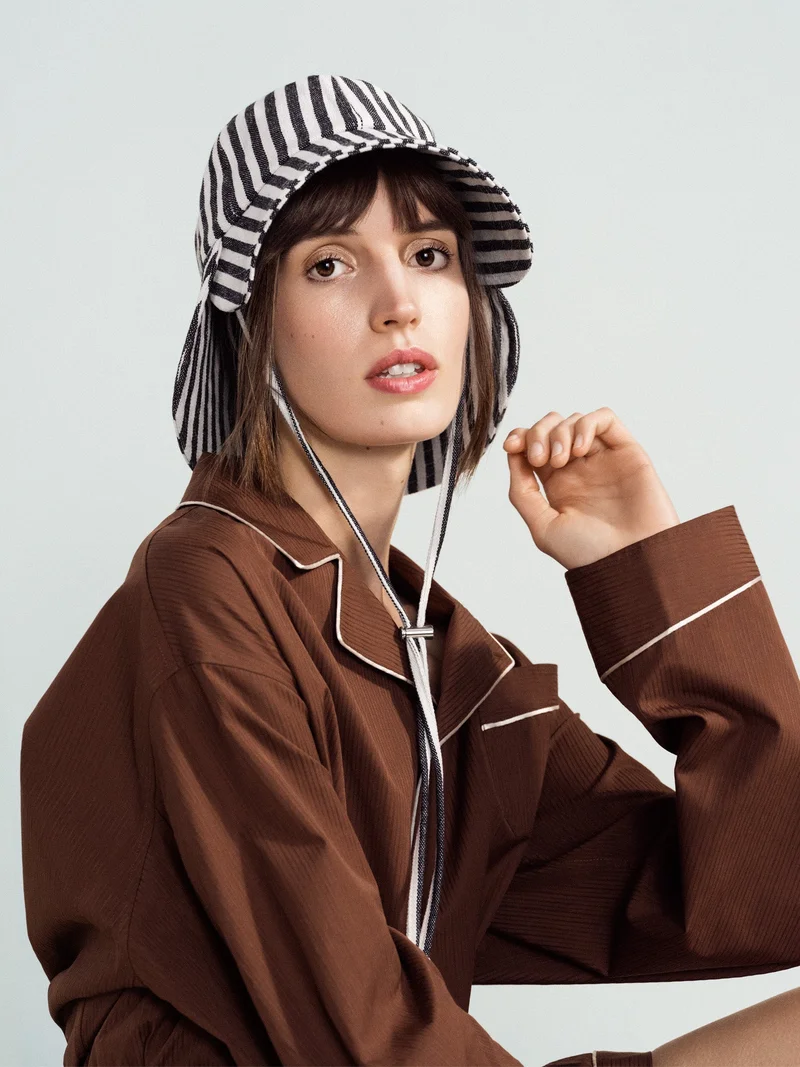 Image of Stripe Tulip Bucket Hat