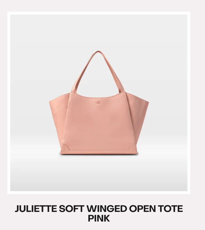 Juliette Soft Winged Open Tote