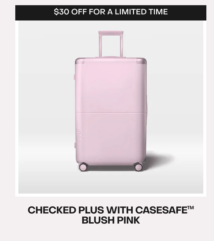 Checked Plus with CaseSafe Blush Pink