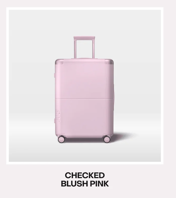 Checked Blush Pink
