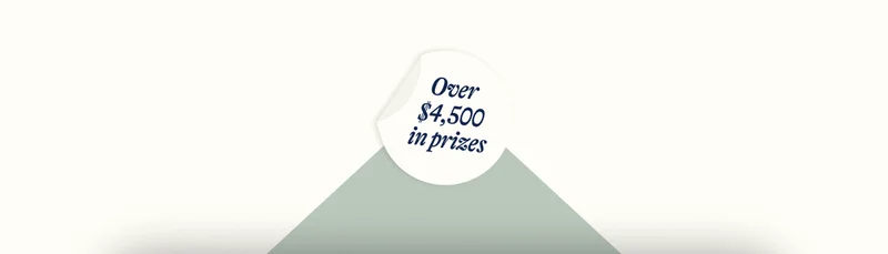 Over $4,500 in prizes