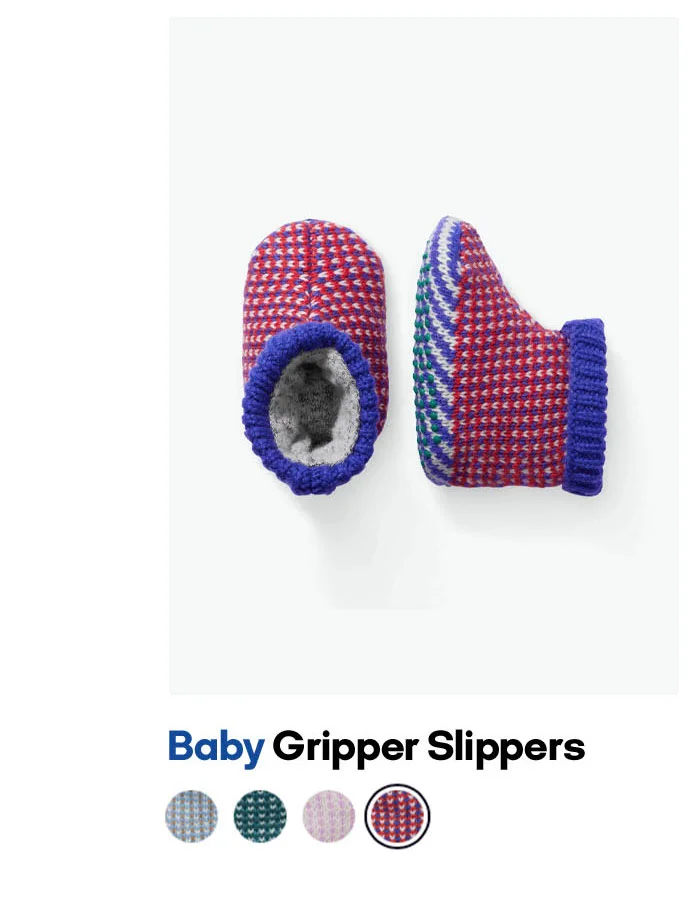 BABY GRIPPER SLIPPERS