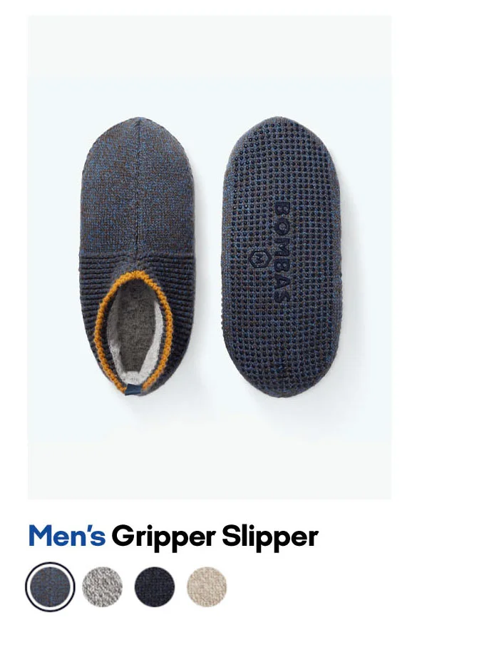 MEN'S GRIPPER SLIPPER