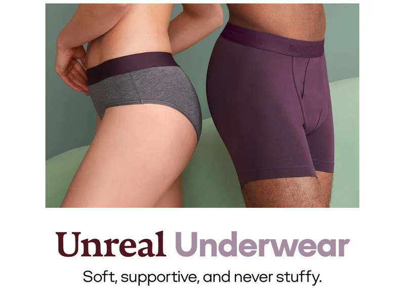UNREAL UNDERWEAR | SOFT, SUPPORTIVE, AND NEVER STUFFY.