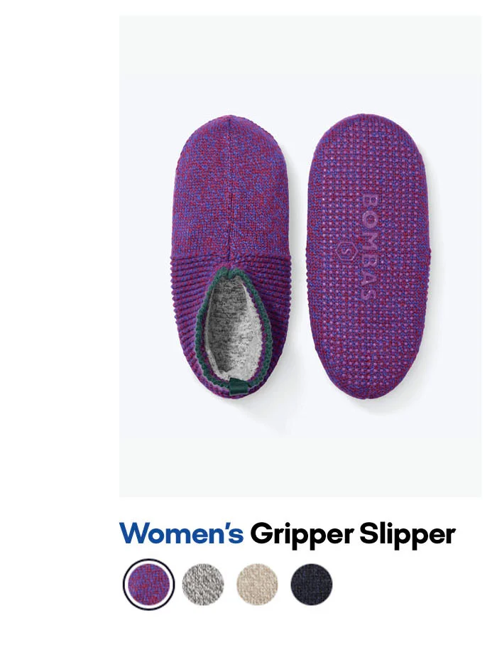 WOMEN'S GRIPPER SLIPPER