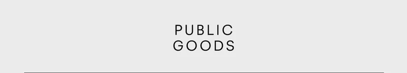 Public Goods