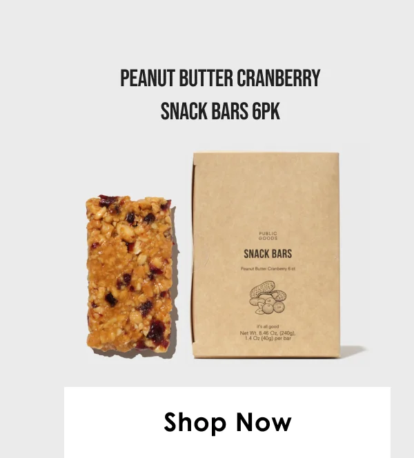 Peanut Butter Cranberry Snack Bars