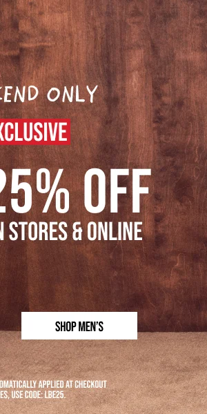 Extra 25% off Shop Men's
