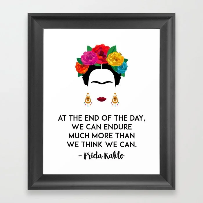 Frida's Strength Framed Art Print Framed Art Print