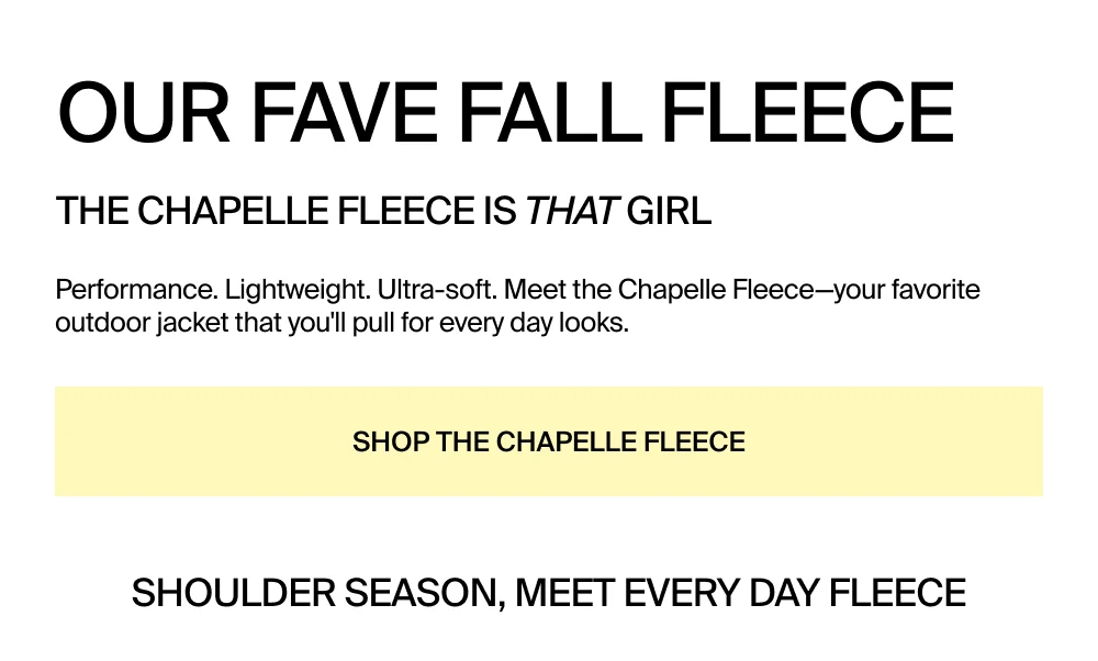 Shop the Chapelle Fleece