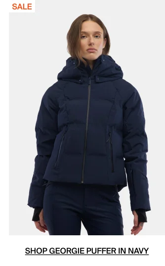 Shop Georgie Puffer in Navy