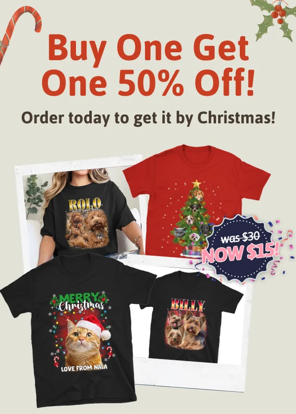 Buy one get one 50% Off all T-shirts!