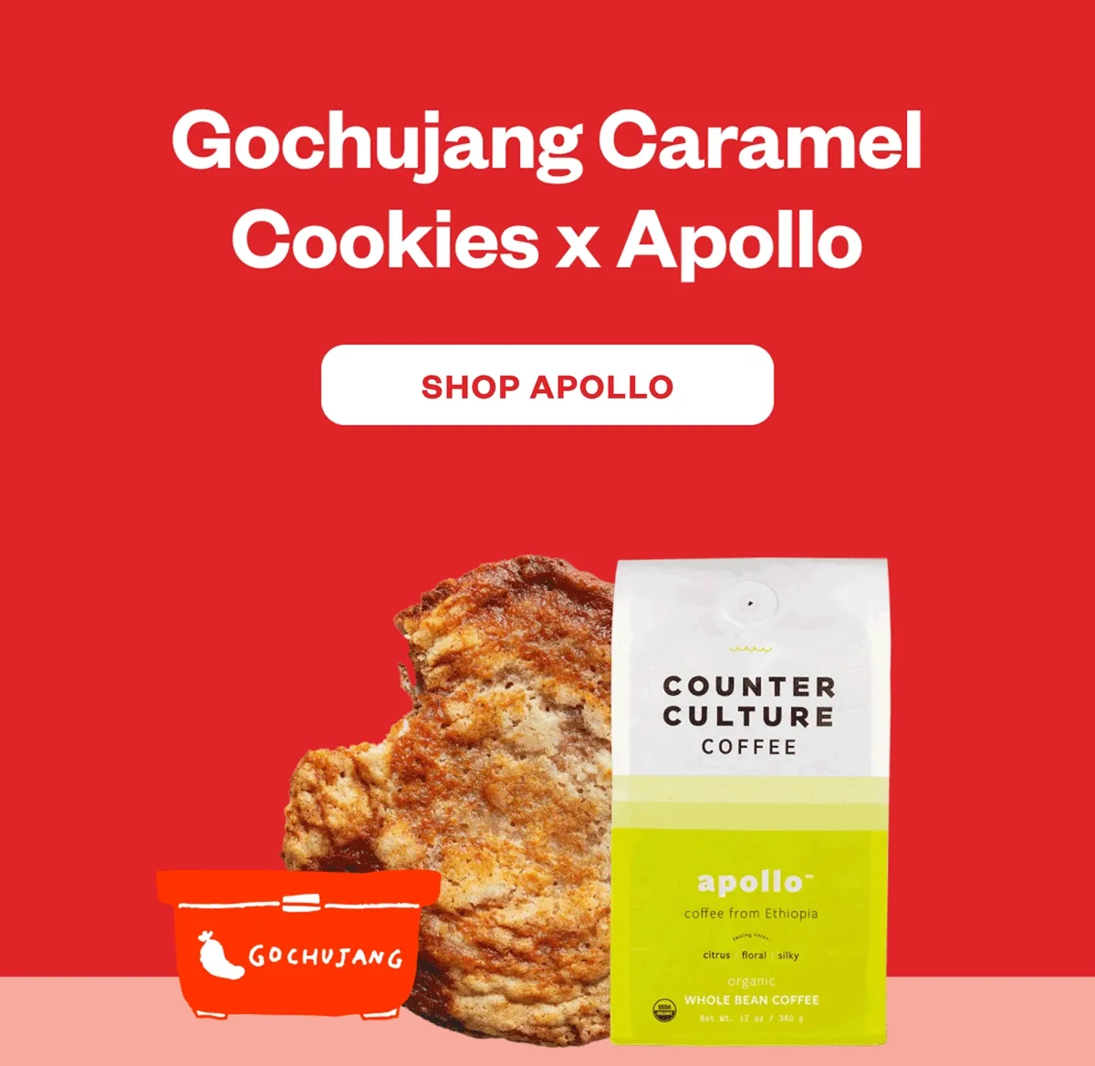 Gochujang Caramel Cookies x Apollo Check out the full recipe Gochujang Caramel Cookies x Apollo Check out the full recipe