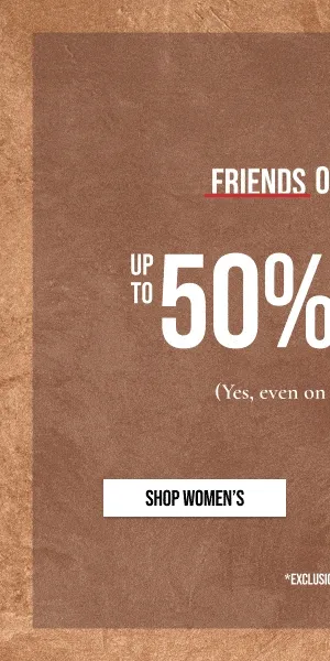 FRIENDS OF FORTUNE | UP TO 50% OFF | (Yes, even on New Arrivals) | SHOP WOMEN'S
