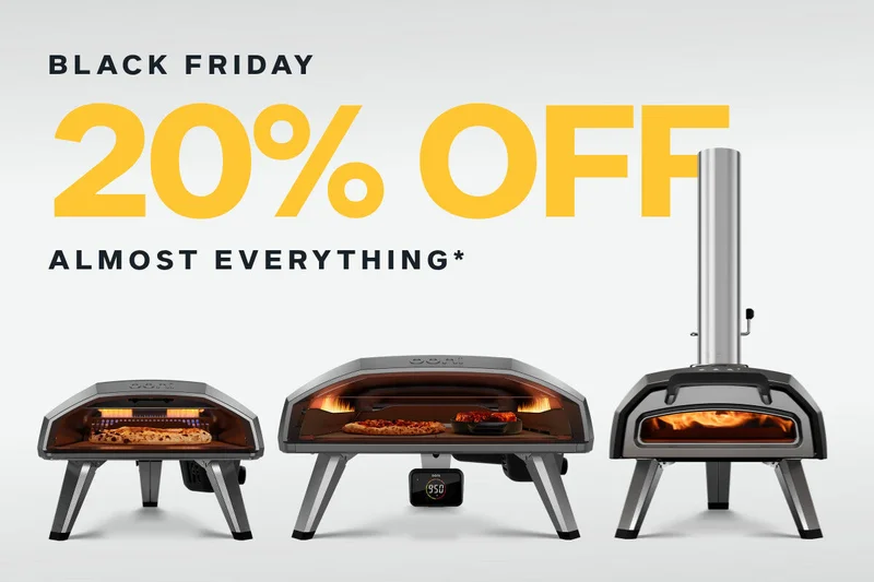 Ooni's Black Friday Event is on - Save 20% on almost everything