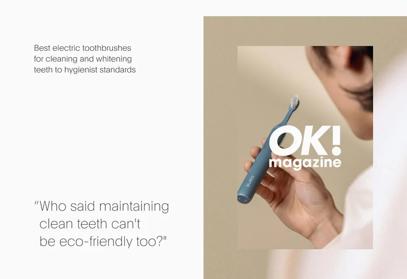 "Who said maintaining clean teeth can't be eco-friendly too?"