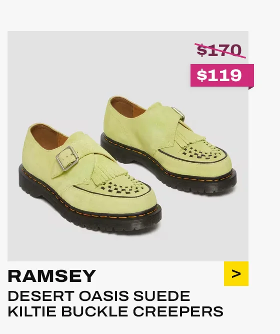 RAMSEY SUEDE KILTIE BUCKLE CREEPERS