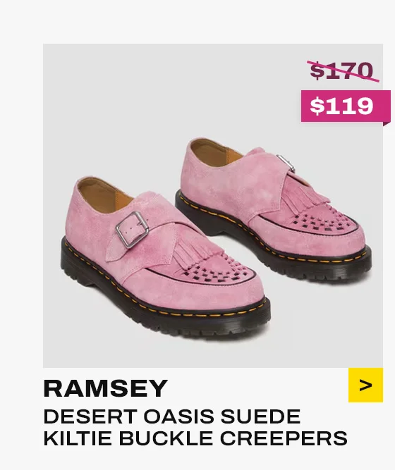 RAMSEY SUEDE KILTIE BUCKLE CREEPERS