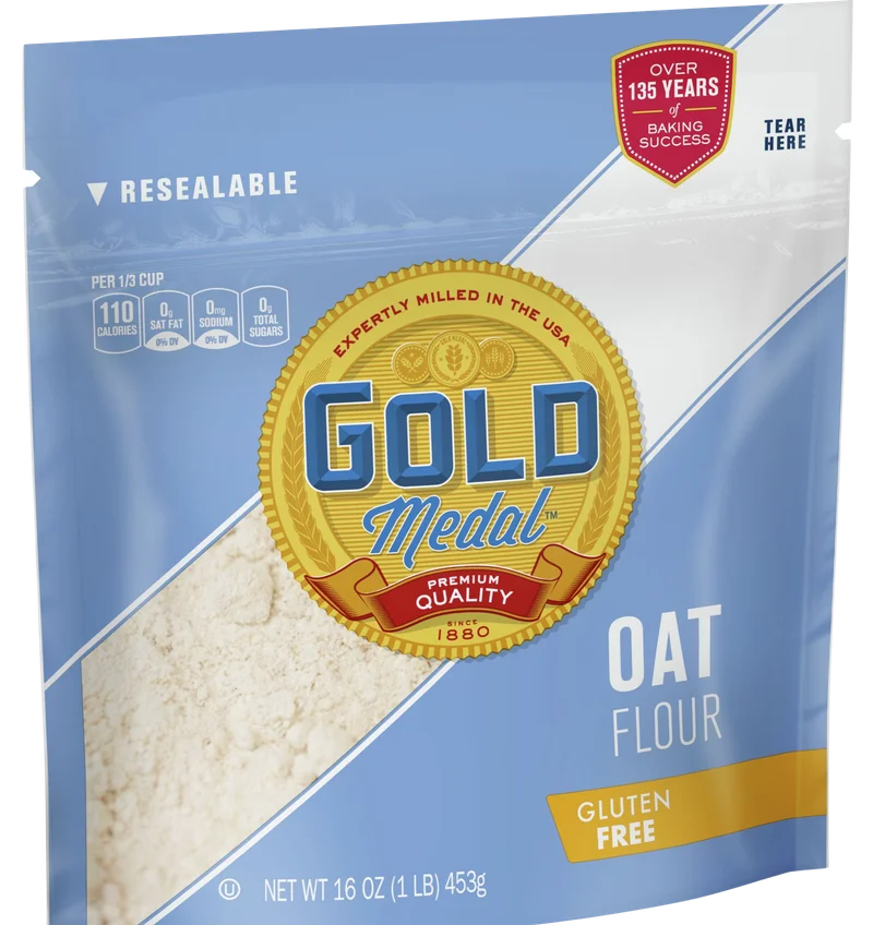 <span style="font-weight: 700; font-style: normal; text-decoration: none; font-family: Vulf_Sans-Medium, Helvetica Neue, Arial, sans-serif; font-size: 16px; line-height: 20px">Gold Medal</span><span style="font-style: normal; text-decoration: none; font-family: Vulf_Sans-Medium, Helvetica Neue, Arial, sans-serif; font-size: 16px; line-height: 20px"> Oat Flour</span>