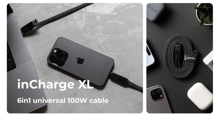 inCharge XL 6in1 universal 100W cable