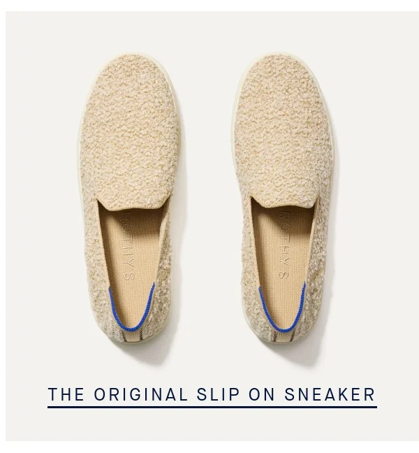 THE ORIGINAL SLIP ON SNEAKER
