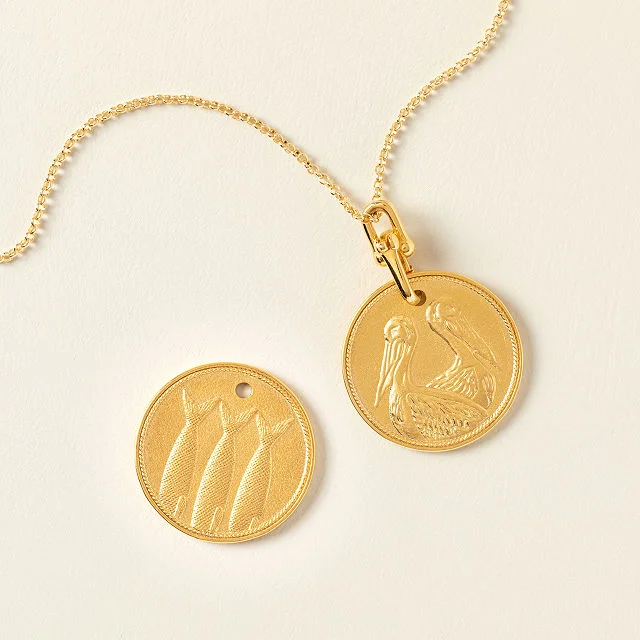 Heads or Tails Flippable Necklace