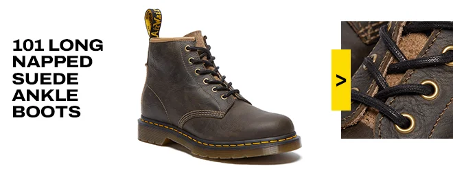 101 Long Napped Suede Ankle Boots