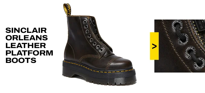 Sinclair Orleans Leather Platform Boots