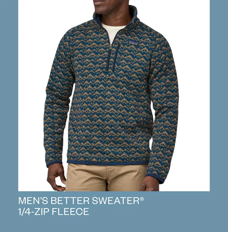 Men’s Better Sweater® 1/4-Zip Fleece