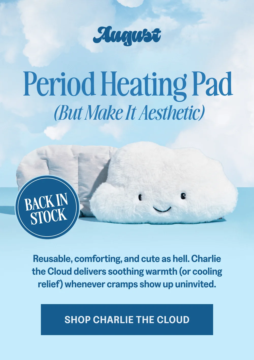 period Heating Pad [SHOP CHARLIE THE CLOUD]